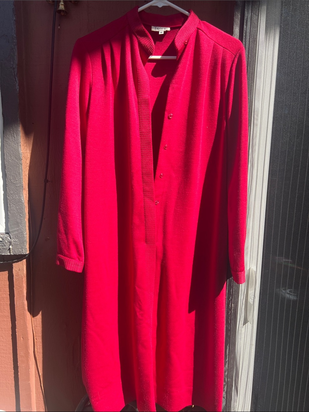 Classic Red Pajama Nightgown - Tanner